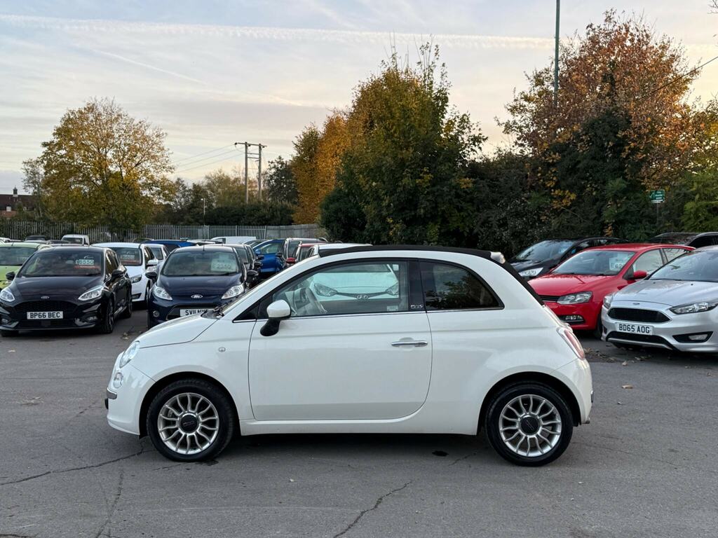 Fiat 500C 1.2 Lounge Euro 6 Ss White #4