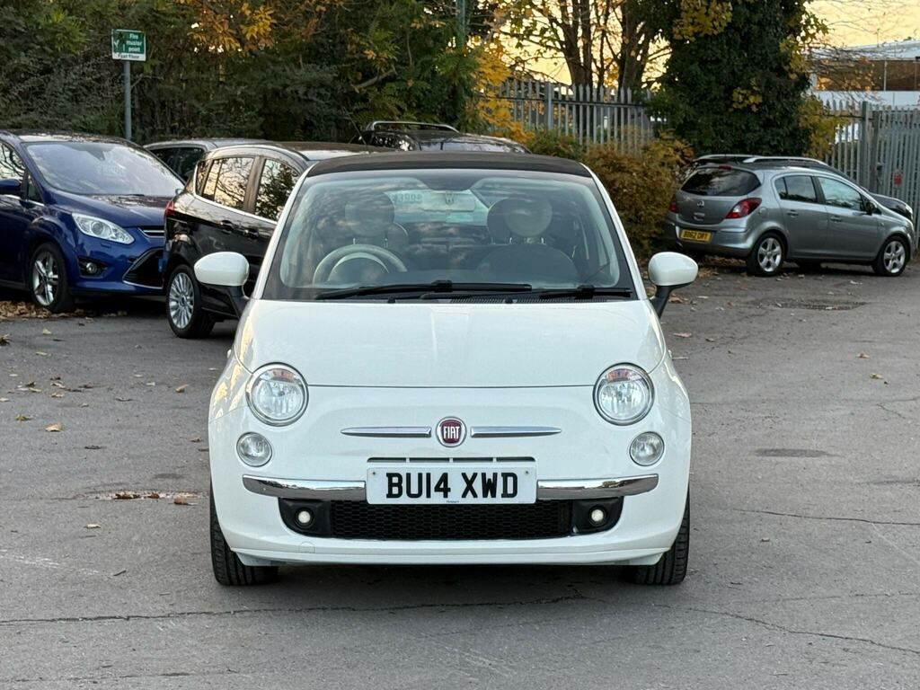 Fiat 500C 1.2 Lounge Euro 6 Ss White #2