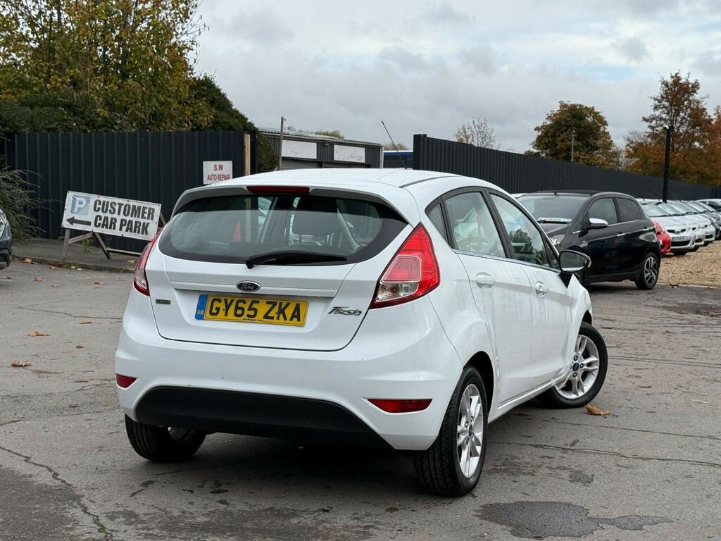Ford Fiesta 1.0T Ecoboost Zetec Euro 6 Ss GY65ZKA White #6