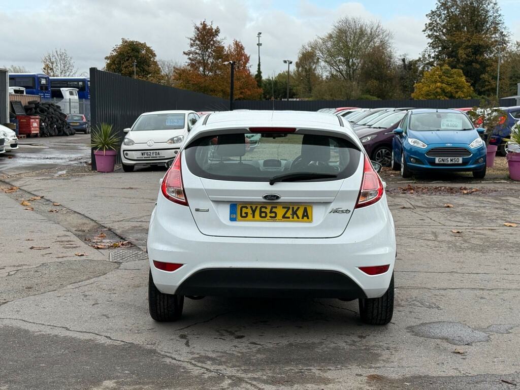 Ford Fiesta 1.0T Ecoboost Zetec Euro 6 Ss GY65ZKA White #5