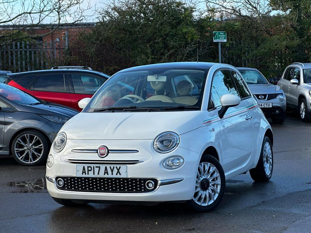 Fiat 500 1.2 Lounge Euro 6 Ss AP17AYX White #3