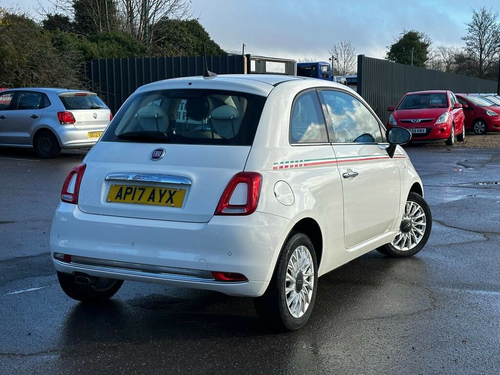 Fiat 500 1.2 Lounge Euro 6 Ss AP17AYX White #4