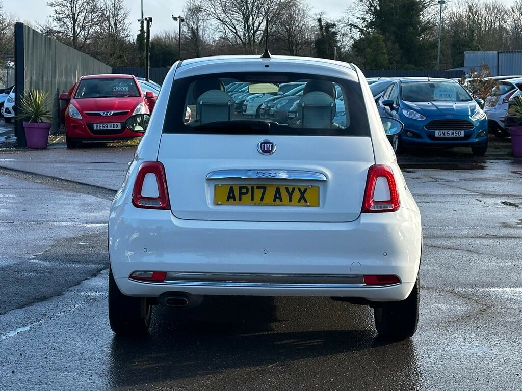 Fiat 500 1.2 Lounge Euro 6 Ss AP17AYX White #5