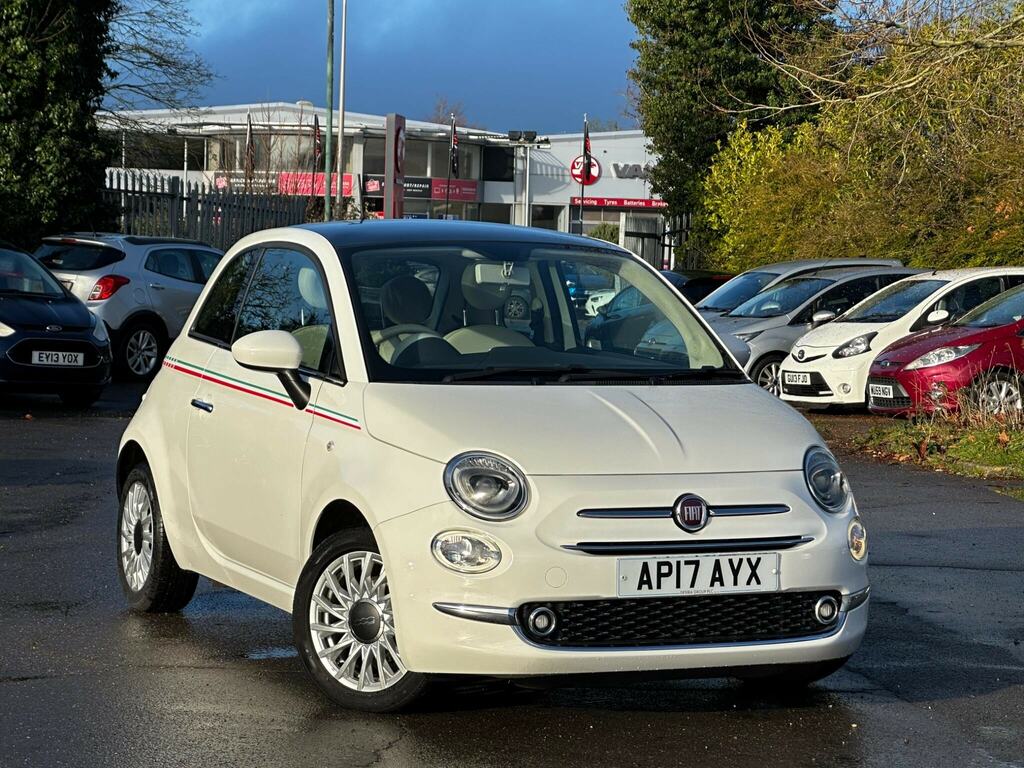 Fiat 500 1.2 Lounge Euro 6 Ss White