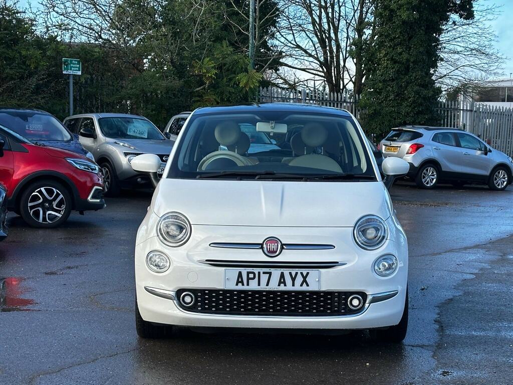 Fiat 500 1.2 Lounge Euro 6 Ss AP17AYX White #2