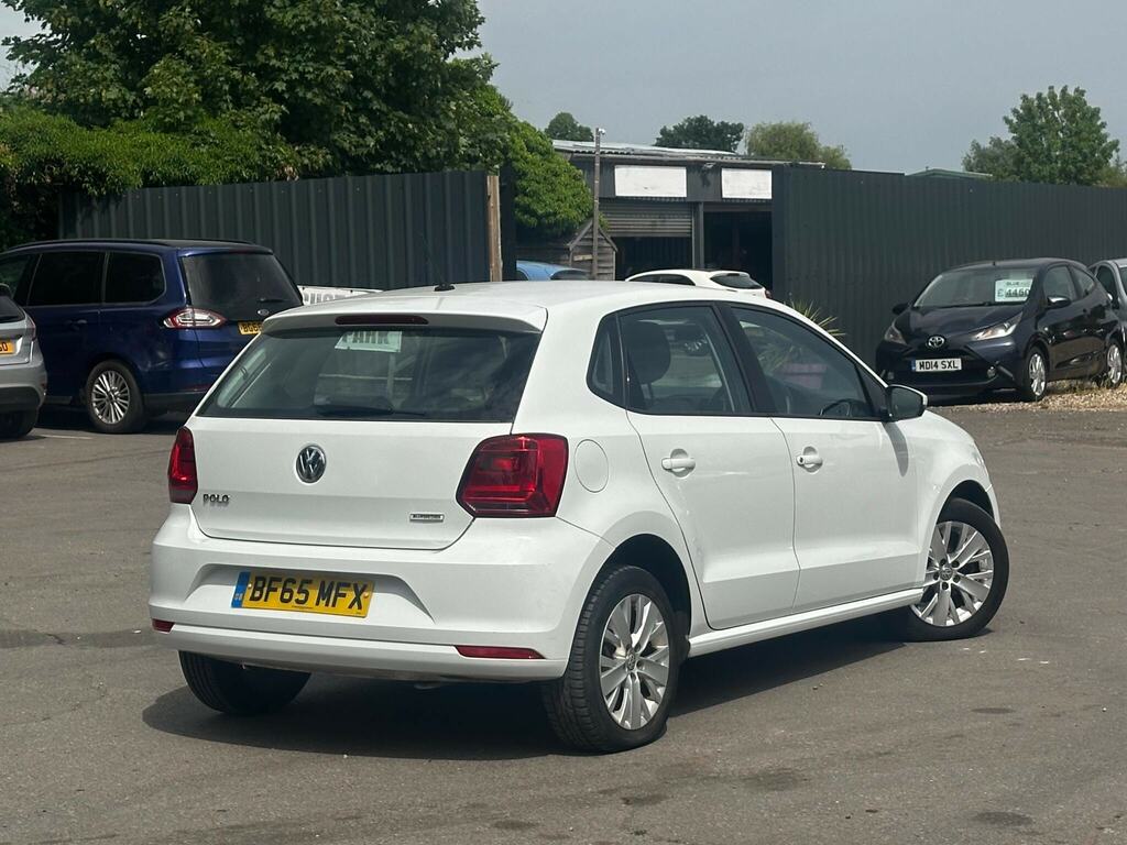 Volkswagen Polo 1.0 Bluemotion Tech Se Euro 6 Ss BF65MFX White #6