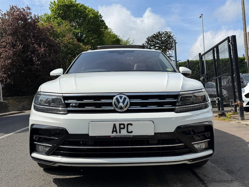 Volkswagen Tiguan 2.0 Tdi R-line Dsg 4Motion Euro 6 Ss AM10KES White #2