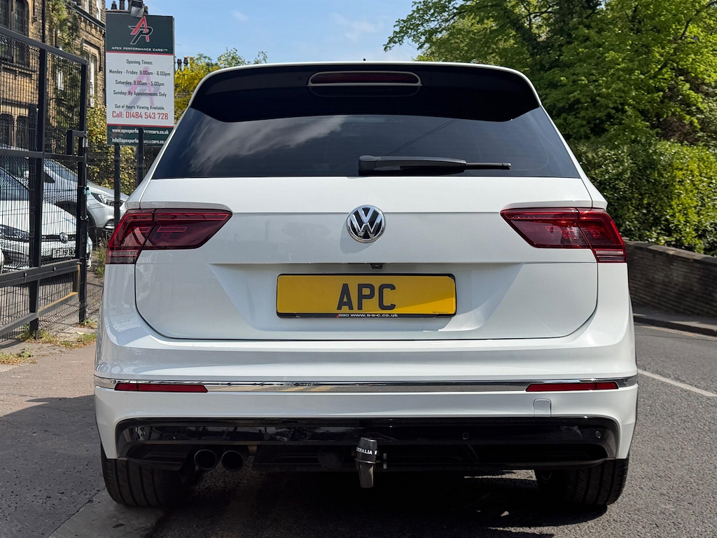 Volkswagen Tiguan 2.0 Tdi R-line Dsg 4Motion Euro 6 Ss AM10KES White #5