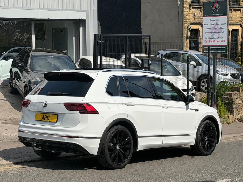 Volkswagen Tiguan 2.0 Tdi R-line Dsg 4Motion Euro 6 Ss AM10KES White #6