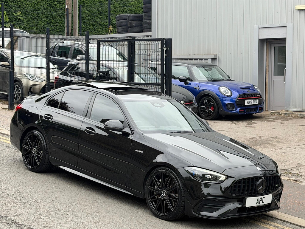 Mercedes-Benz C Class 2.0 Mhev Amg Premium Plus G-tronic 4Matic Euro KP23WCY Black #6