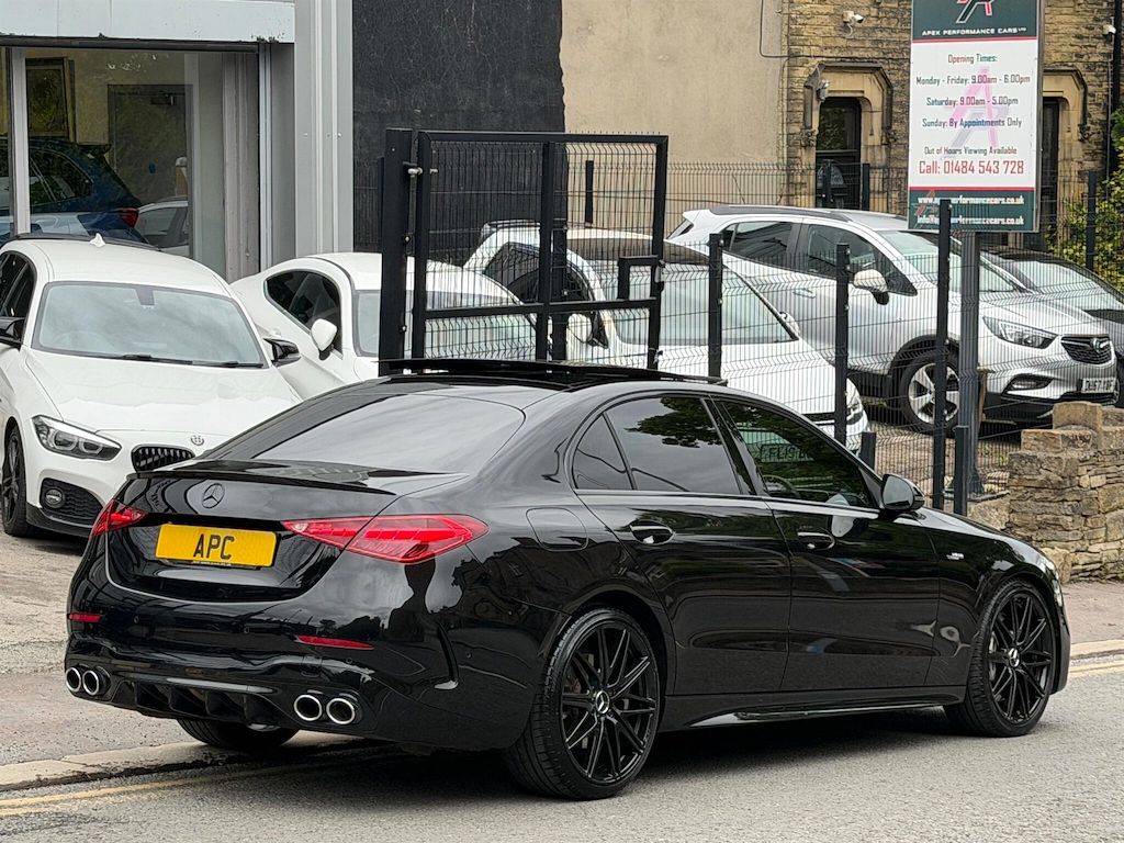 Mercedes-Benz C Class 2.0 Mhev Amg Premium Plus G-tronic 4Matic Euro KP23WCY Black #4