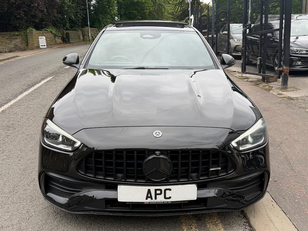 Mercedes-Benz C Class 2.0 Mhev Amg Premium Plus G-tronic 4Matic Euro KP23WCY Black #2