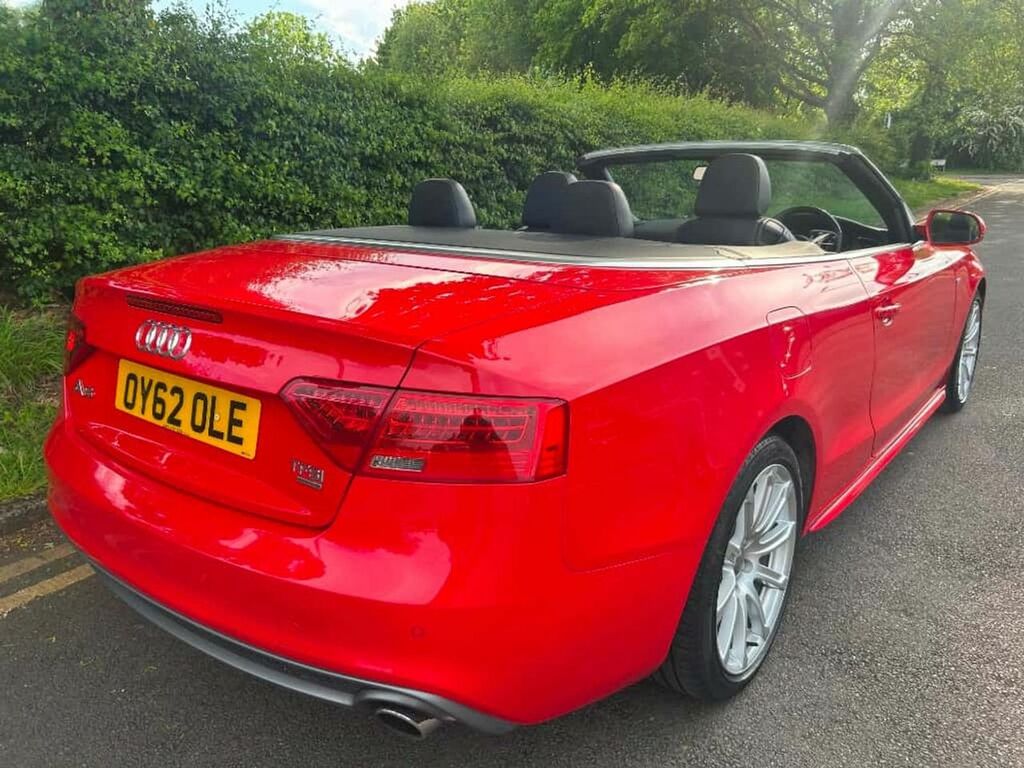 Audi A5 Tfsi Quattro S Line OY62OLE Red #3