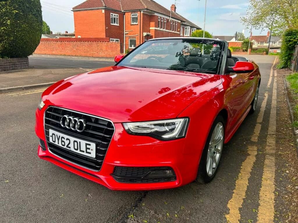 Audi A5 Tfsi Quattro S Line OY62OLE Red #4