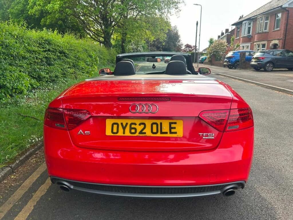 Audi A5 Tfsi Quattro S Line OY62OLE Red #5