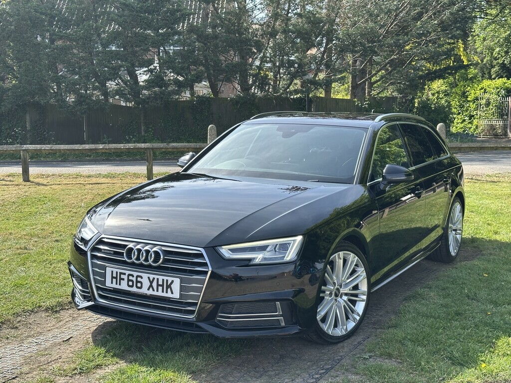 Audi A4 Avant Estate 2.0 Tdi Quattro S Line 201666 HF66XHK Black #2