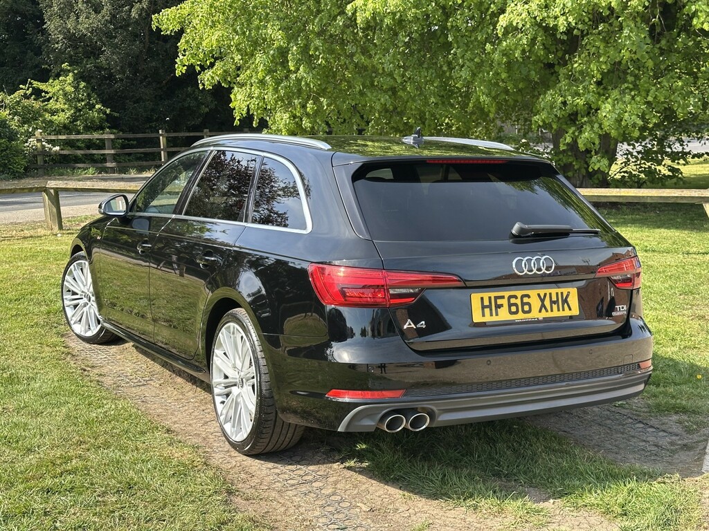 Audi A4 Avant Estate 2.0 Tdi Quattro S Line 201666 HF66XHK Black #3