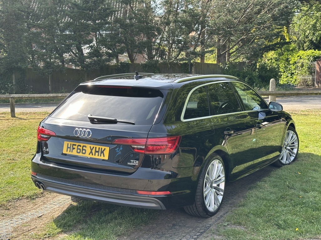 Audi A4 Avant Estate 2.0 Tdi Quattro S Line 201666 HF66XHK Black #4