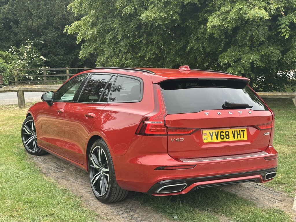 Volvo V60 Estate 2.0 R-design Pro D4 2019 YV68VHT Red #3