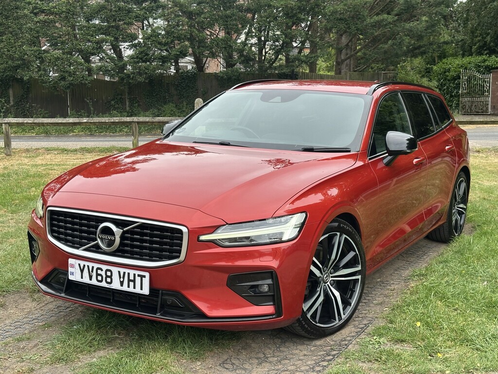 Volvo V60 Estate 2.0 R-design Pro D4 2019 YV68VHT Red #2