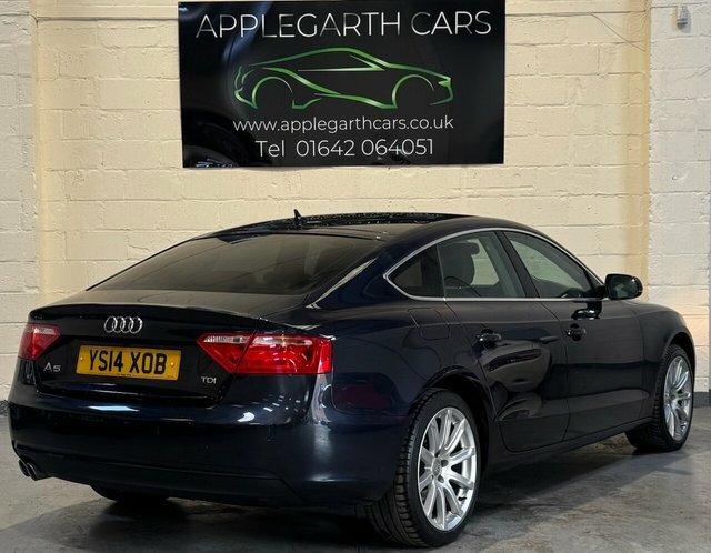 Audi A5 Tdi Se Technik Sportback YS14XOB Blue #3