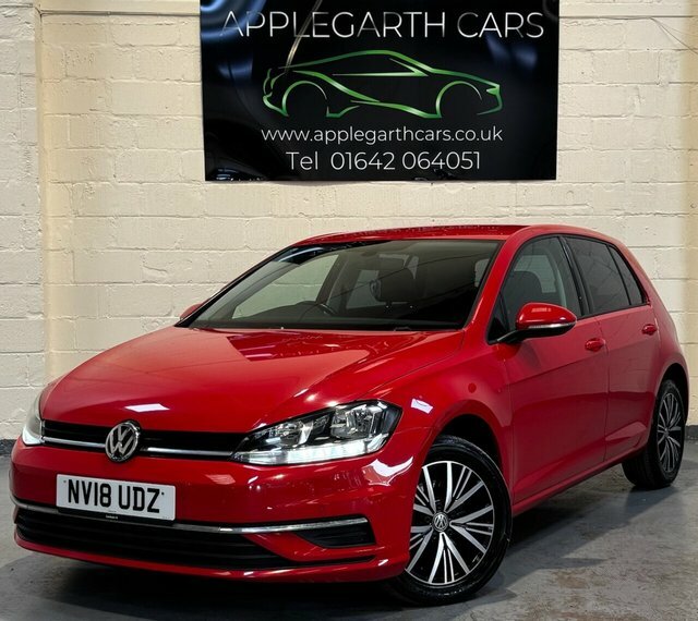 Volkswagen Golf Tdi Se Hatchback NV18UDZ Red #5