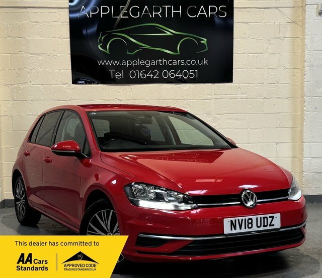 Volkswagen Golf Tdi Se Hatchback Red