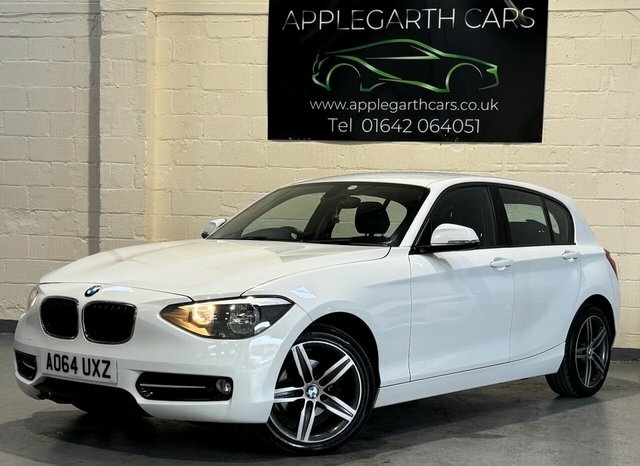 BMW 1 Series 116I Sport Hatchback AO64UXZ White #5
