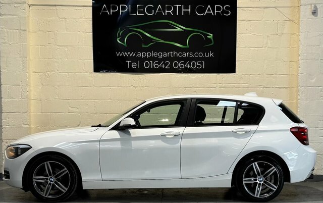 BMW 1 Series 116I Sport Hatchback AO64UXZ White #6