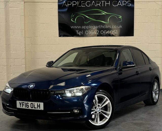 BMW 3 Series 320D Sport Saloon YF16OLH Blue #3
