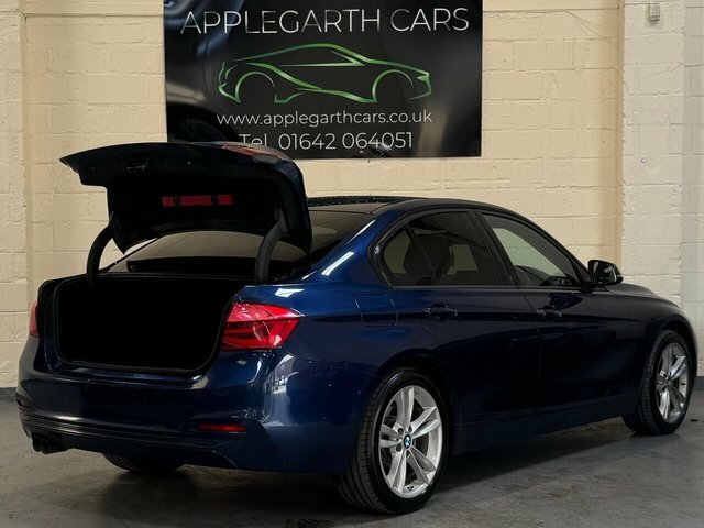 BMW 3 Series 320D Sport Saloon YF16OLH Blue #2