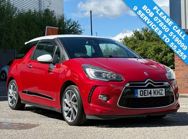 Citroen DS3 1.6 Thp Dstyle Techno Hatchback Manu Red