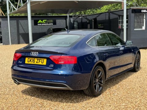 Audi A5 2.0 Tdi S GK16ZFU Blue #6