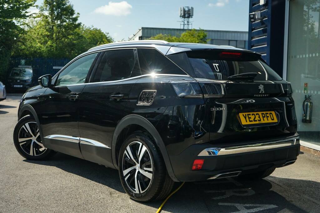 Peugeot 3008 1.6 Hybrid4 300 Gt E-eat8 YE23PFO Black #2
