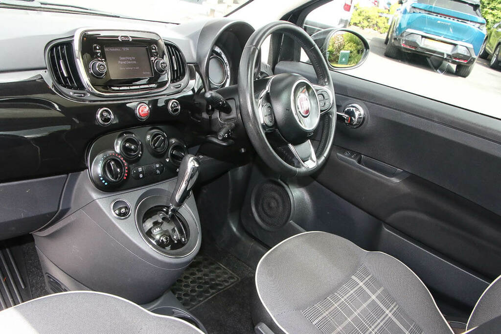 Fiat 500 1.2 Lounge Dualogic Black #5