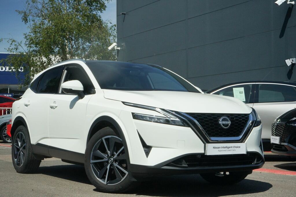 Nissan Qashqai 1.3 Dig-t Mh 158 Tekna Xtronic White