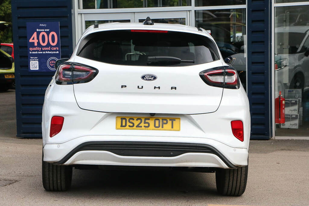 Ford Puma 1.0 Ecoboost Hybrid Mhev St-line DS25OPT White #2