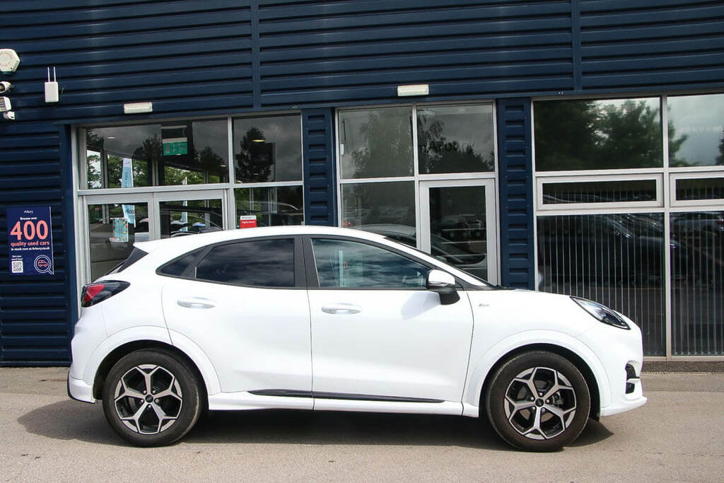 Ford Puma 1.0 Ecoboost Hybrid Mhev St-line DS25OPT White #3