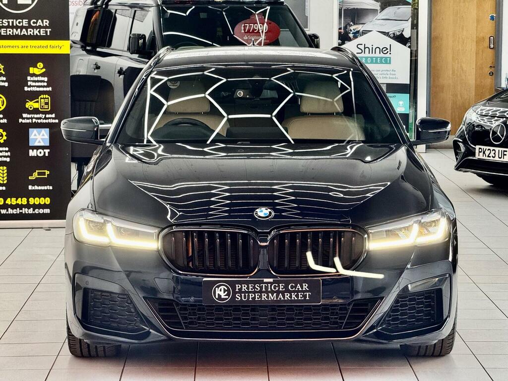 BMW 5 Series Estate 2.0 520D Mht M Sport Touring Steptronic Xdr YB21CWW Black #3