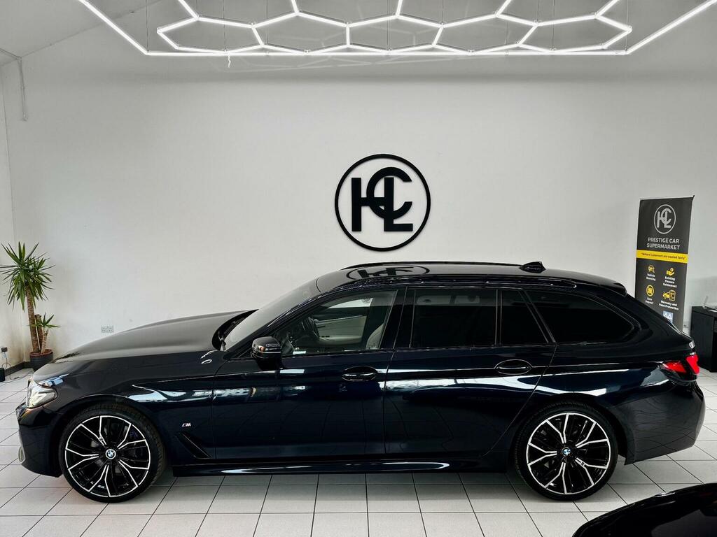 BMW 5 Series Estate 2.0 520D Mht M Sport Touring Steptronic Xdr YB21CWW Black #6