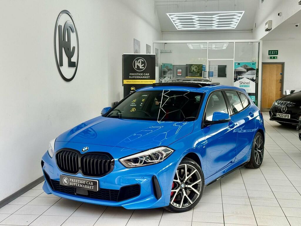 BMW 1 Series Hatchback 2.0 128Ti Lcp Euro 6 Ss 2 HV22KZJ Blue #5