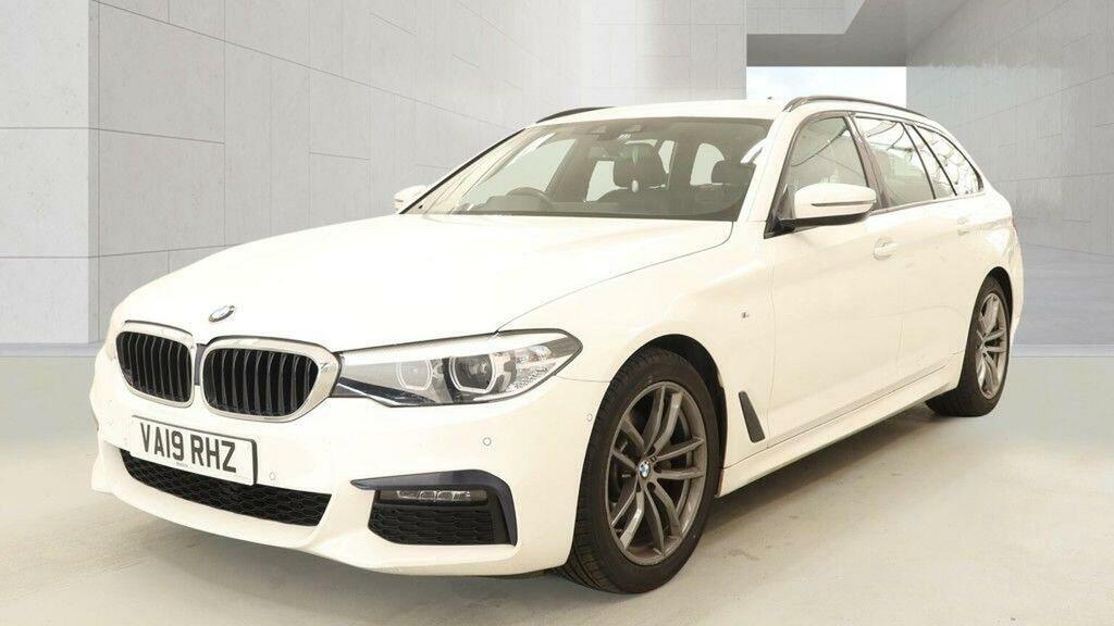BMW 5 Series Estate 2.0 520I Gpf M Sport Touring Euro 6 S VA19RHZ White #2