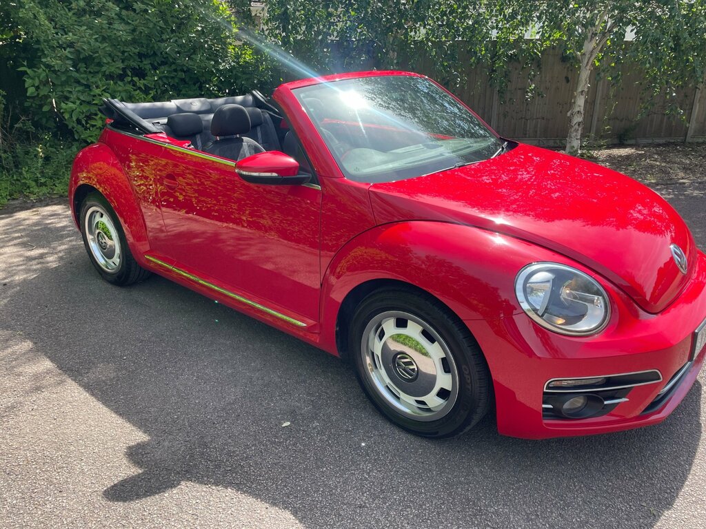 Volkswagen Beetle 2.0 Tdi Design Cabriolet Euro 6 YV18ATU Red #6