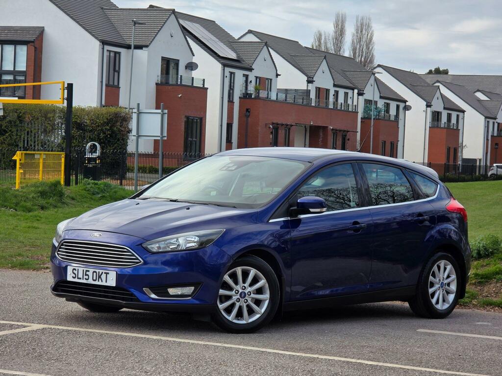 Ford Focus 1.6 Tdci Titanium Euro 5 Ss SL15OKT Blue #3