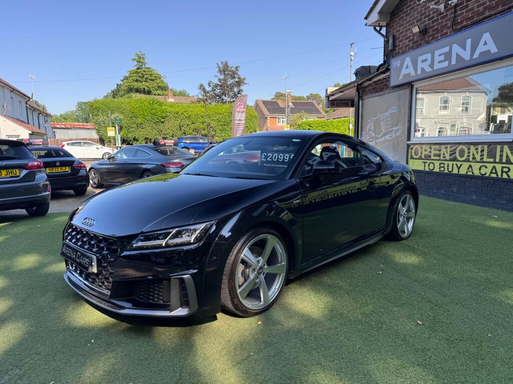 Audi TT 2.0 Tfsi 40 S Line Coupe S Tronic Euro MV20XWX Black #2