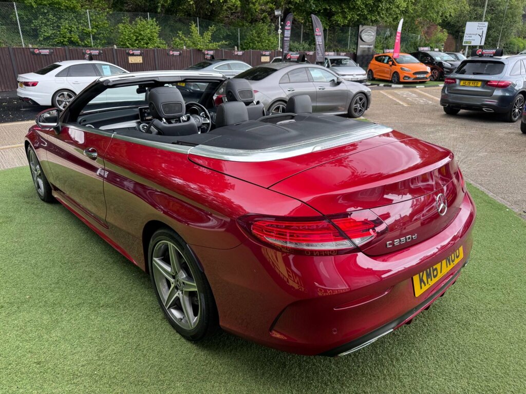 Mercedes-Benz C Class 2.1 C250d Amg Line Premium Plus Cabriolet G-tron KM67NUO #4