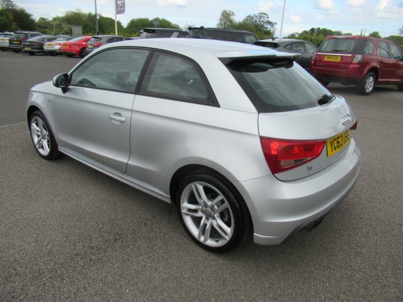 Audi A1 1.4 Tfsi S Line - 2013 63 YC63UES Silver #4