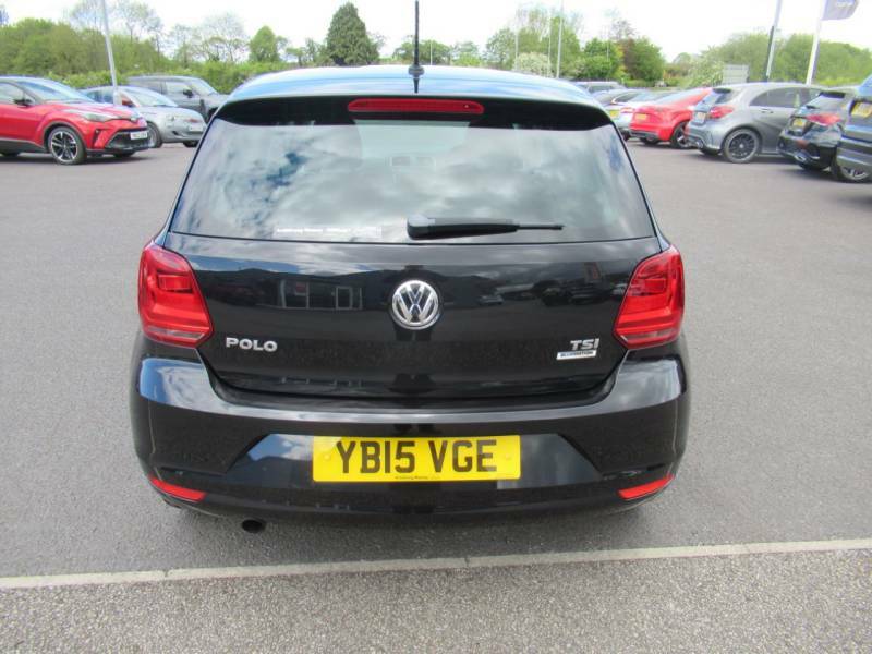 Volkswagen Polo 1.2 Tsi Se Design - 2015 15 YB15VGE Black #5
