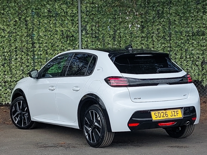 Peugeot 208 1.2 Puretech 100 Gt Premium SD26JZF White #2