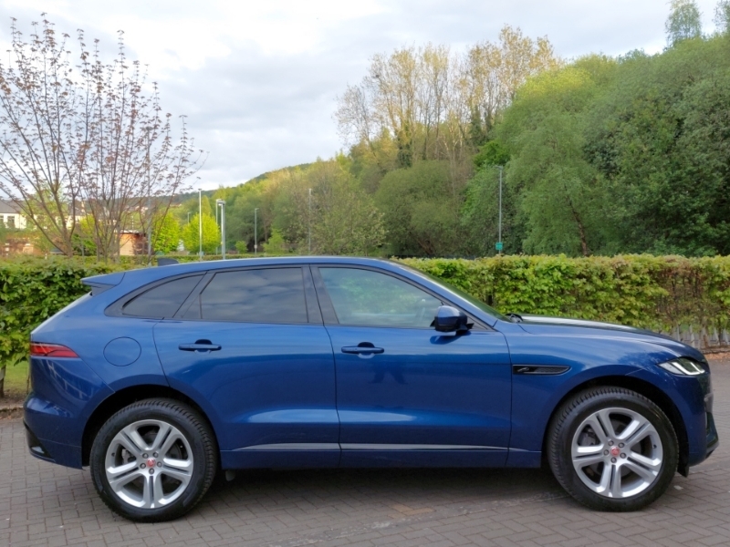 Jaguar F-Pace 2.0 D200 R-dynamic Se Awd SJ71HYX Blue #4